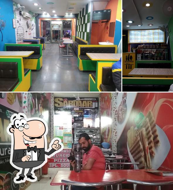 The interior of Sardarji grill food and juice
