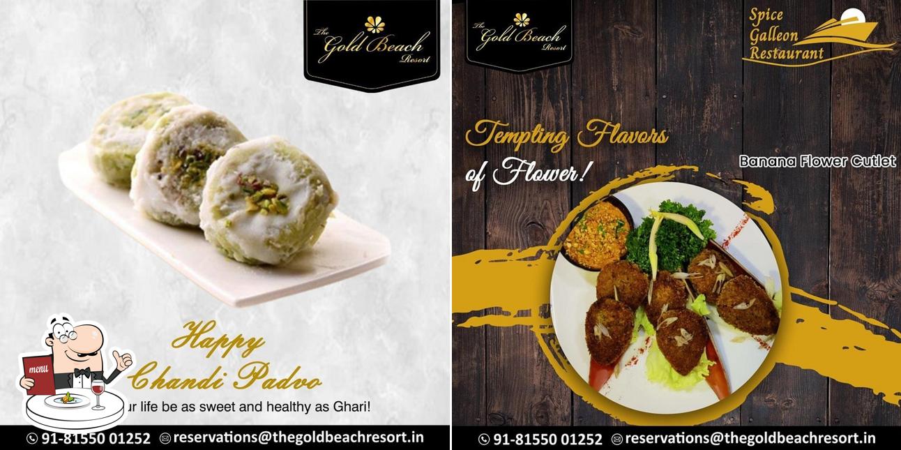 Food at The Gold Beach Resort Daman