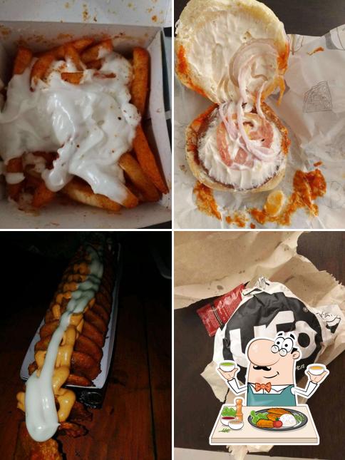 Food at UFO Fries and Corn