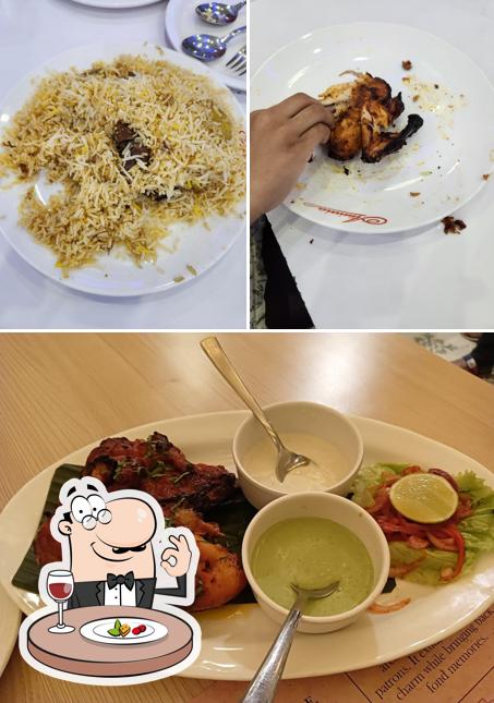 Food at Aminia Restaurant - Kolaghat