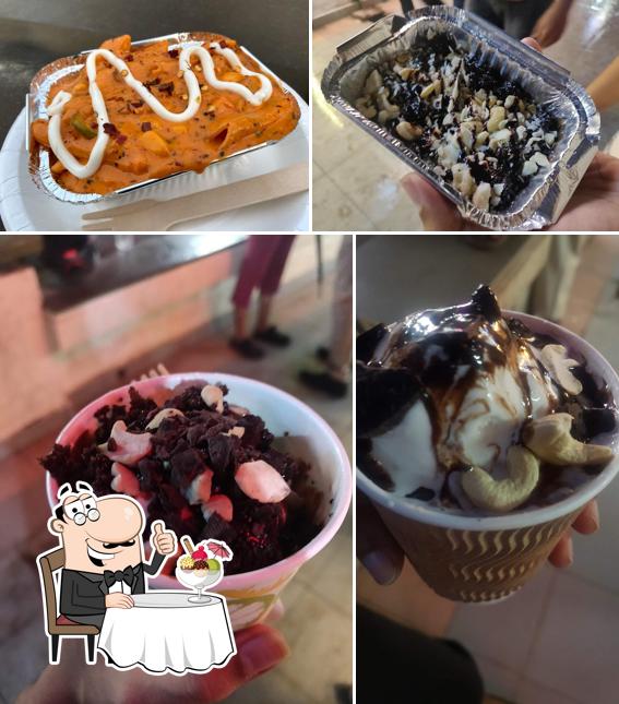 Enjoy one of the sweet dishes