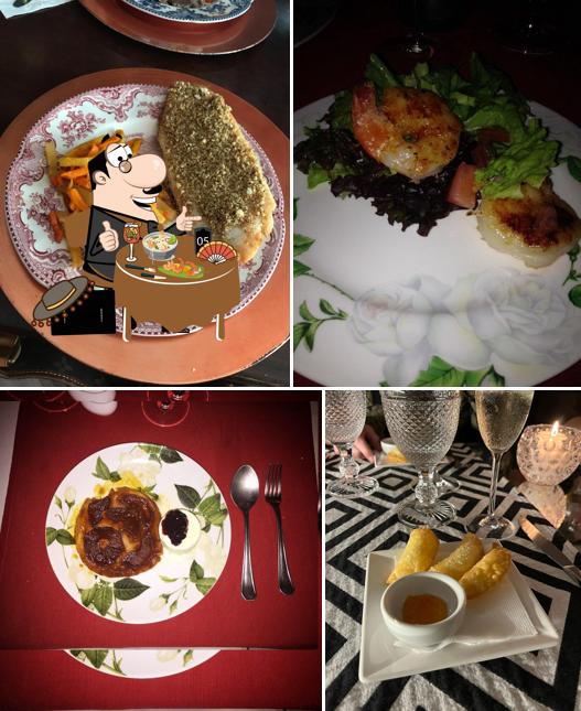 Comida em Bistro da Praça
