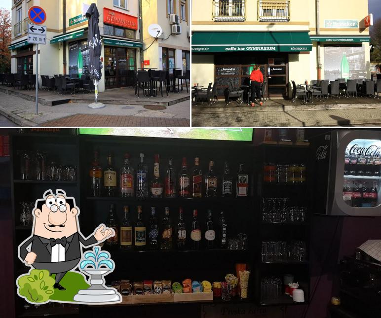 Gli esterni di Caffe bar Gymnasium