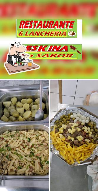 Comida em Eskina do sabor