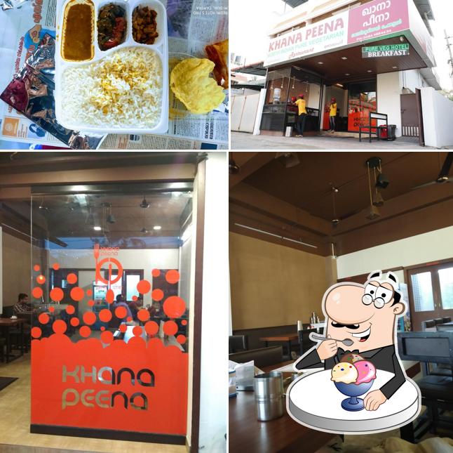 Khana Peena Pure Veg Restaurant provides a selection of sweet dishes
