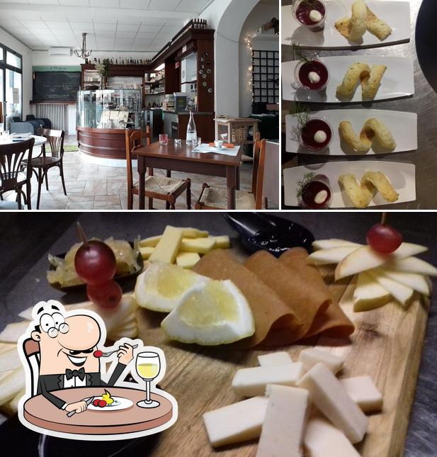 Questa è la immagine che mostra la cibo e interni di Green Corner Ristorante Vineria