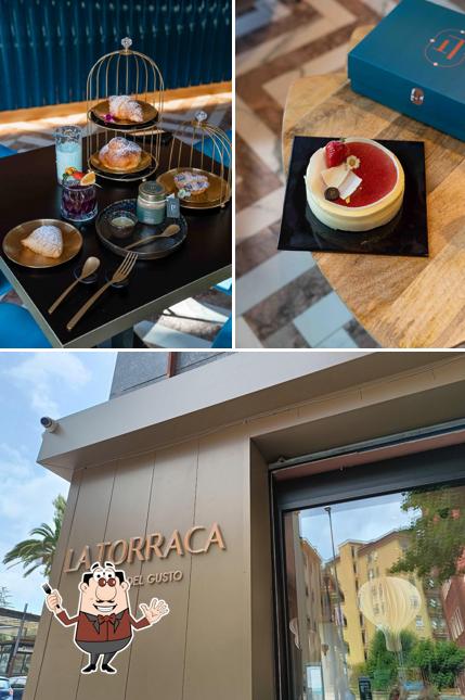 Tra le varie cose da La Torraca - Bar si possono trovare la cibo e esterno