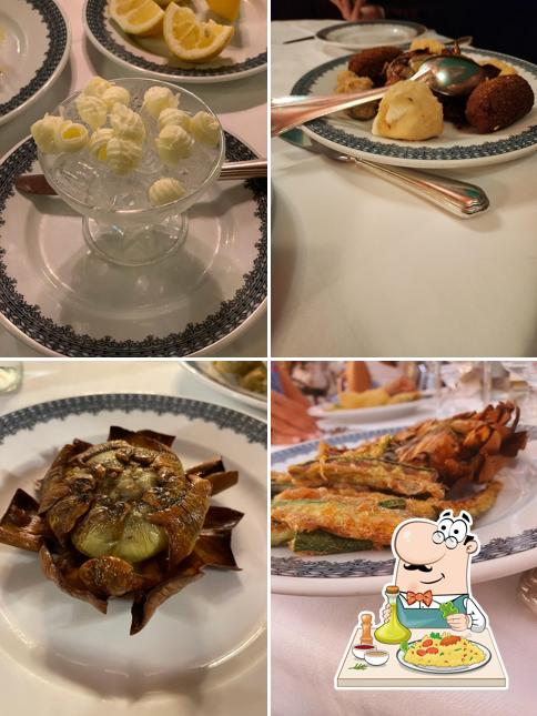 Cibo al Ristorante Piperno