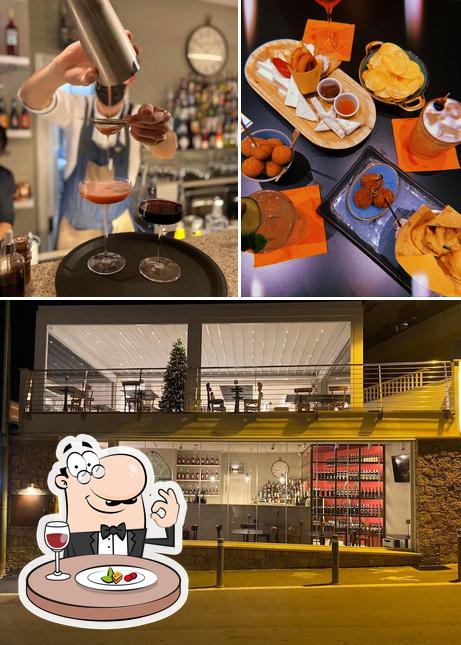 Questa è la foto che raffigura la cibo e esterno di Hen Bar - Wine, Beer & Cocktailbar