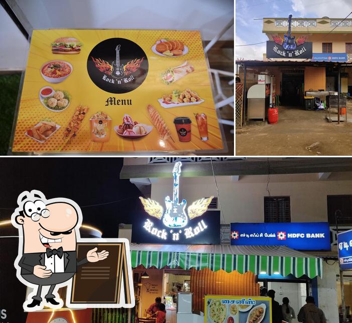 The picture of ROCK 'N' ROLL - RESTO Restaurant’s exterior and burger