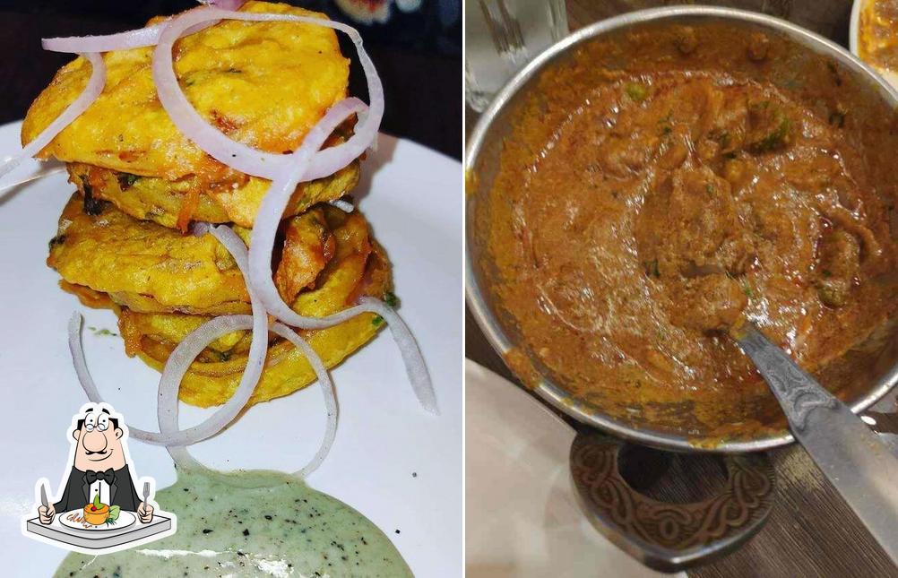 Food at Azad Hind Dhaba