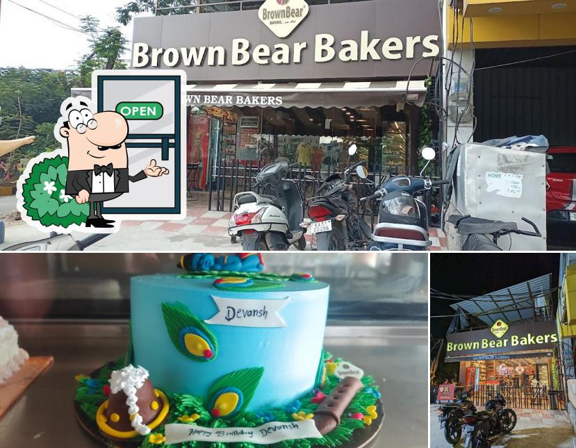 Brown Bear Bakers, Bachupally is distinguished by exterior and food