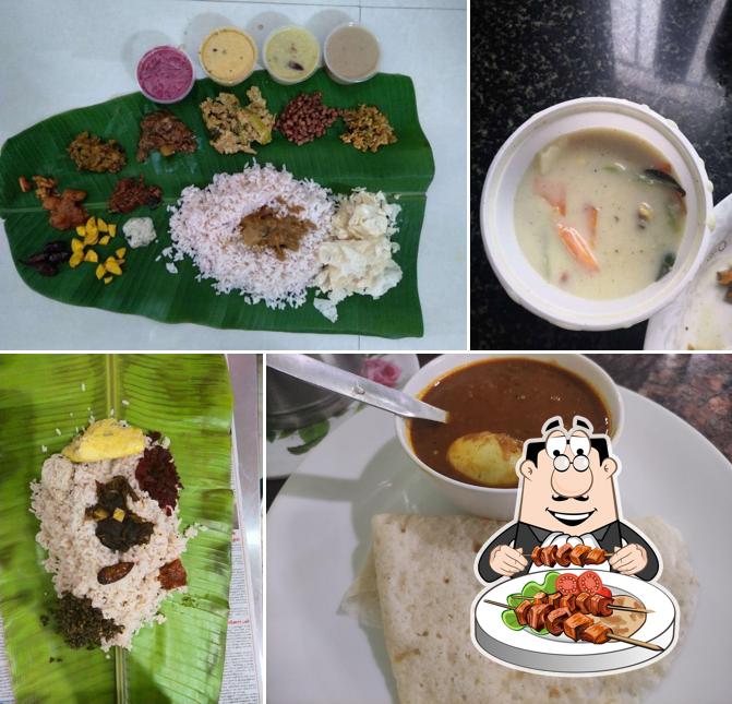Food at Flavours Hut