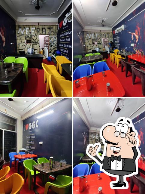 The interior of I Love Ggc restaurant &Cafe
