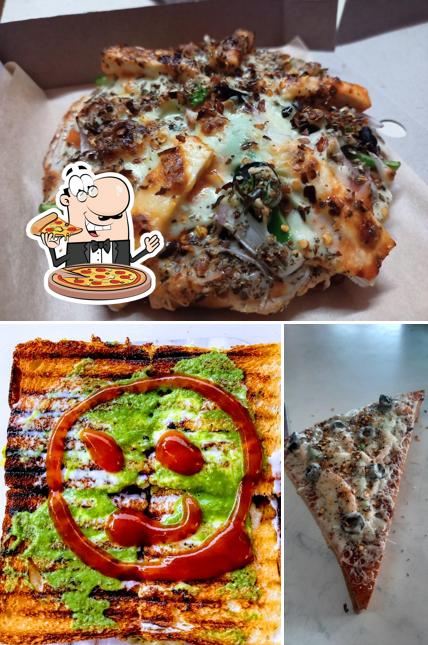 Try out pizza at JALARAM FOOD (POHA HOUSE)