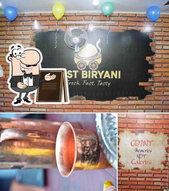 Take a look at the image displaying exterior and beer at Just Biryani