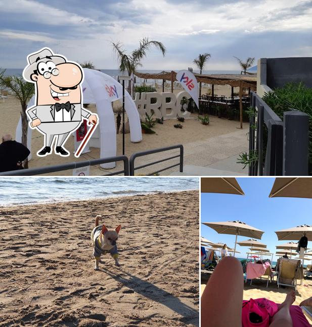 Gli esterni di La Rotonda Beach Bar