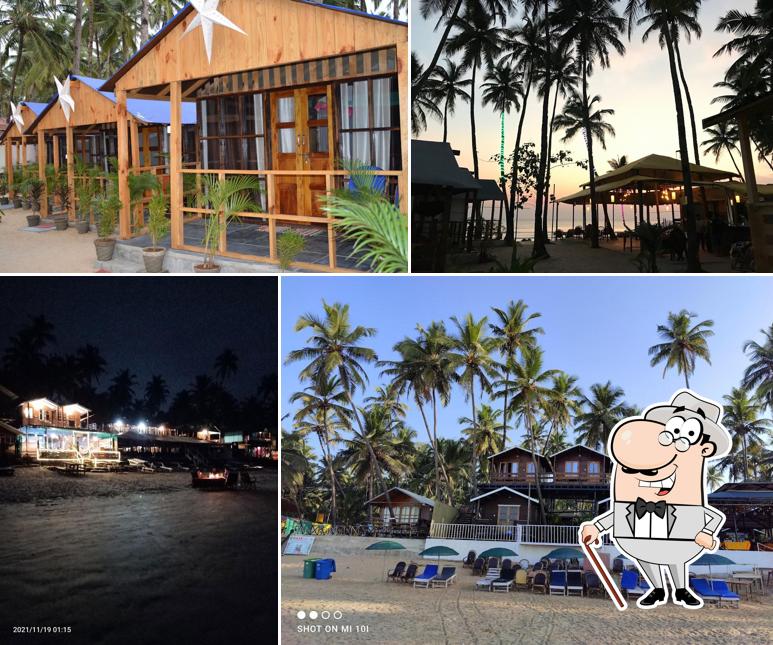 The exterior of Roundcube Beach Bungalows