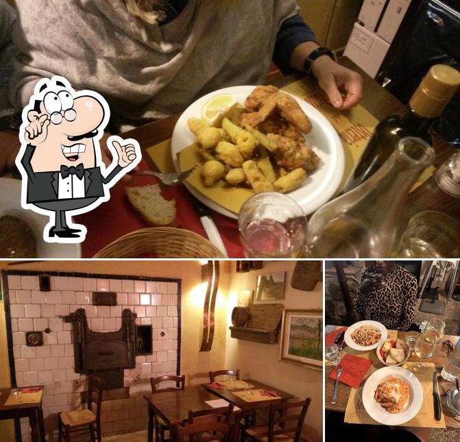 Gli interni di Osteria Del Rosso Bagno A Ripoli