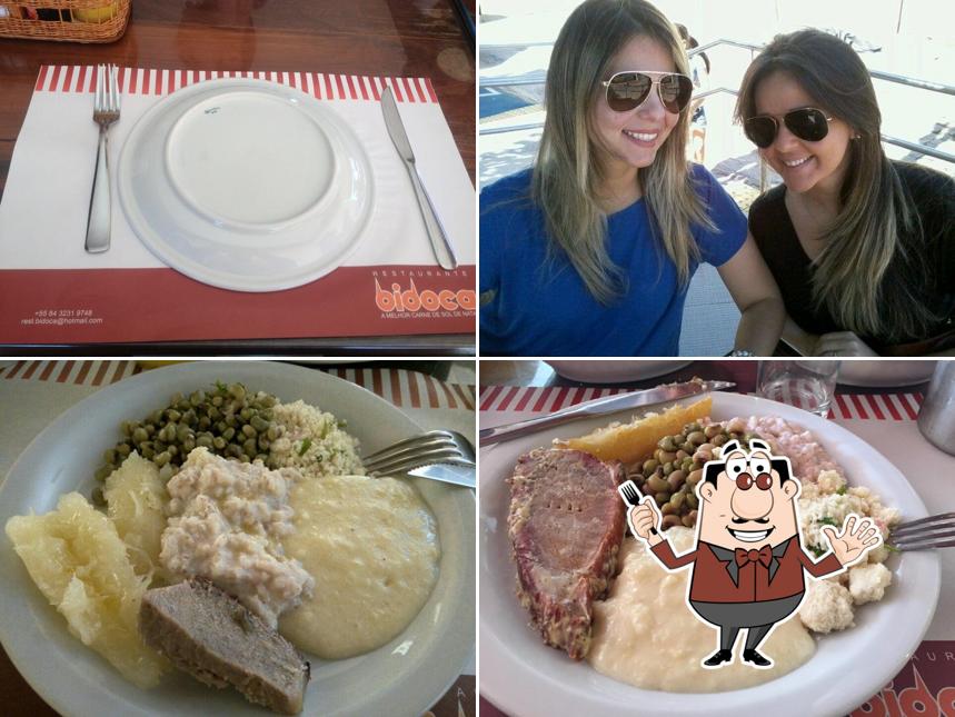 Platos en Restaurante Bidoca