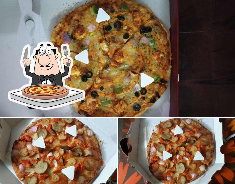 Order different types of pizza