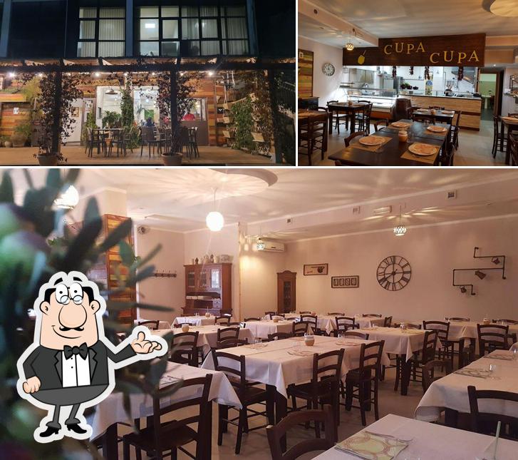 Gli interni di Cupa Cupa