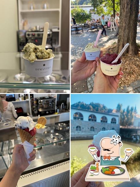 Platti al DIMATTEO Gelateria