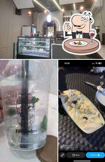 Check out the photo displaying food and interior at Fifth Ember Cafe