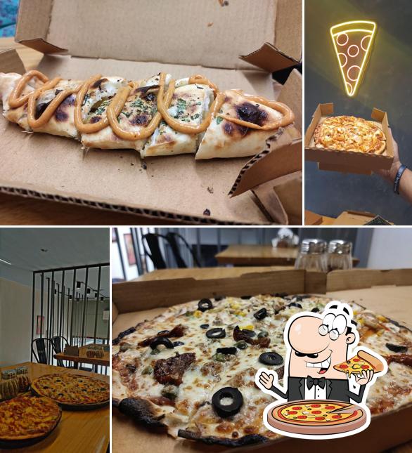 Order various types of pizza