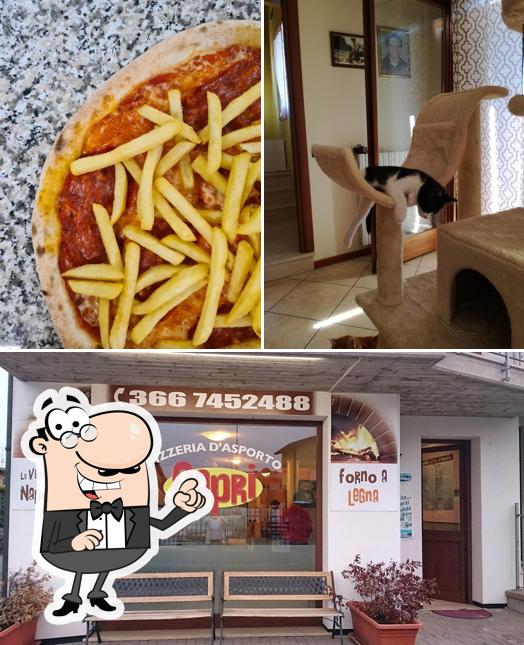 La foto di interni e cibo da Pizzeria Capri