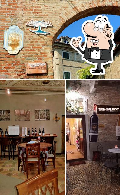 Gli interni di Porta San Rocco Neive - Wine shop cantina Massimo Rivetti