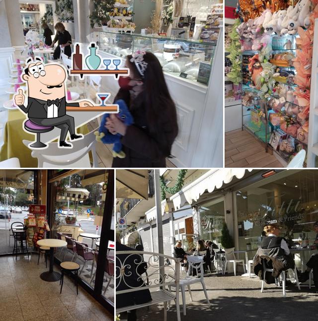 Gli interni di Re del Gelato