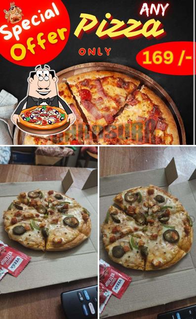 Order pizza at BAKASURA GRILLS & SHAWARMA'S