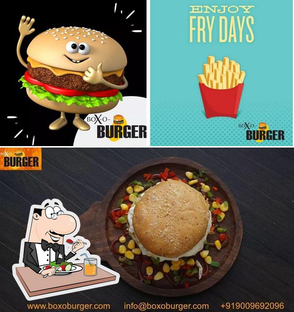 Food at Boxo Burger Adilabad