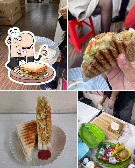 Grilled cheese sandwich at Coffee Sandwich Corner