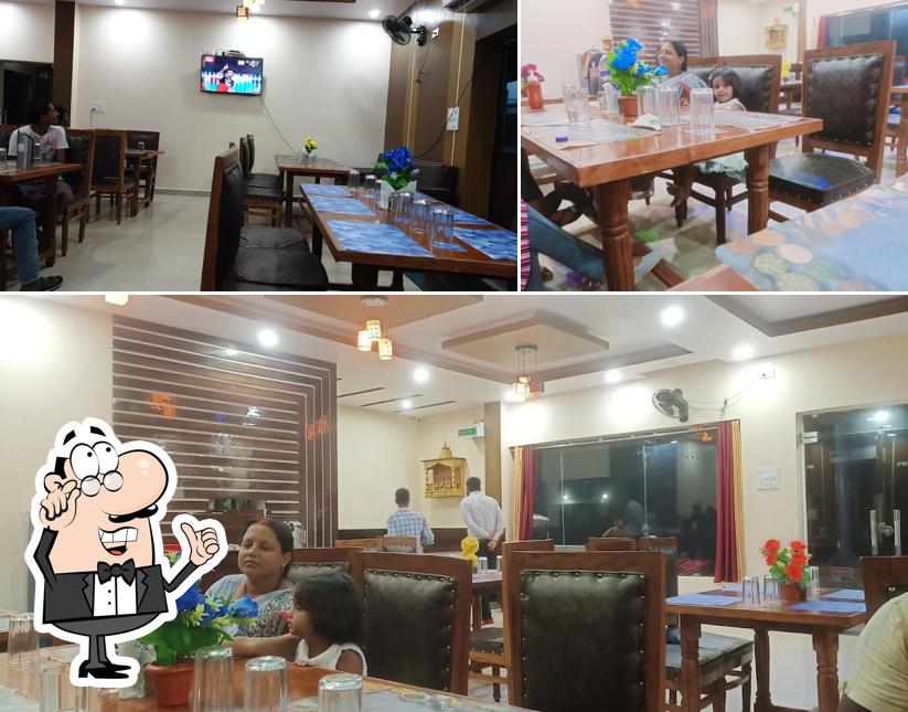 The interior of Hotel Chatkara Daudnagar