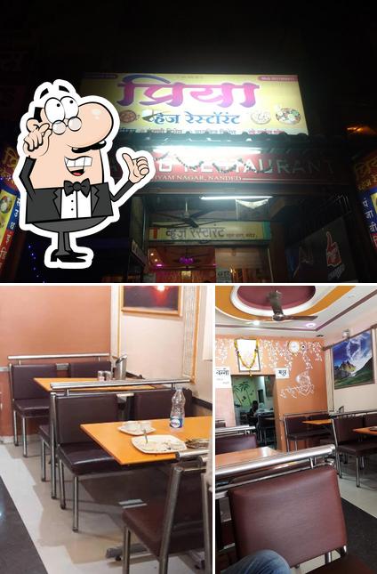 The interior of Priya Veg Restaurant