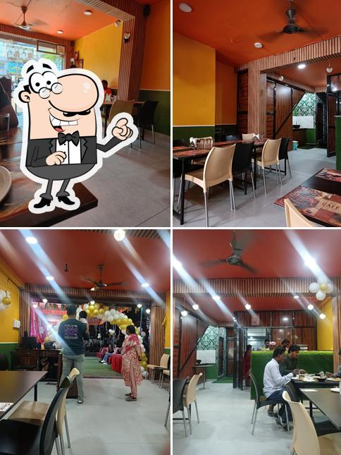 The interior of Ramji"s khana khazana ,Adarsh nagar,Durg