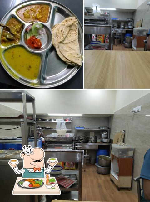 This is the image displaying food and interior at Shri Sai Bhojanalaya