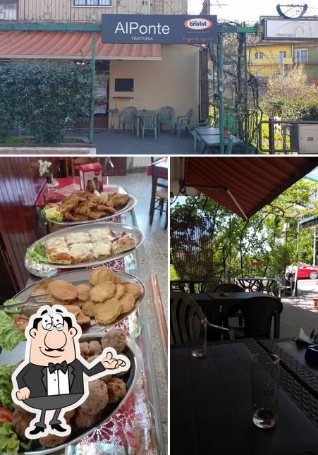 Siediti a un tavolo di trattoria al ponte Francovez
