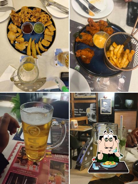 Food at The Beer Café
