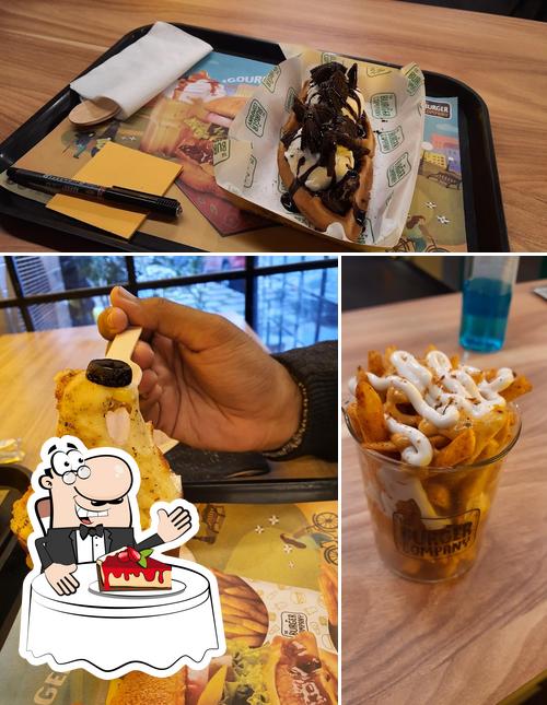 The Burger Company provides a variety of sweet dishes