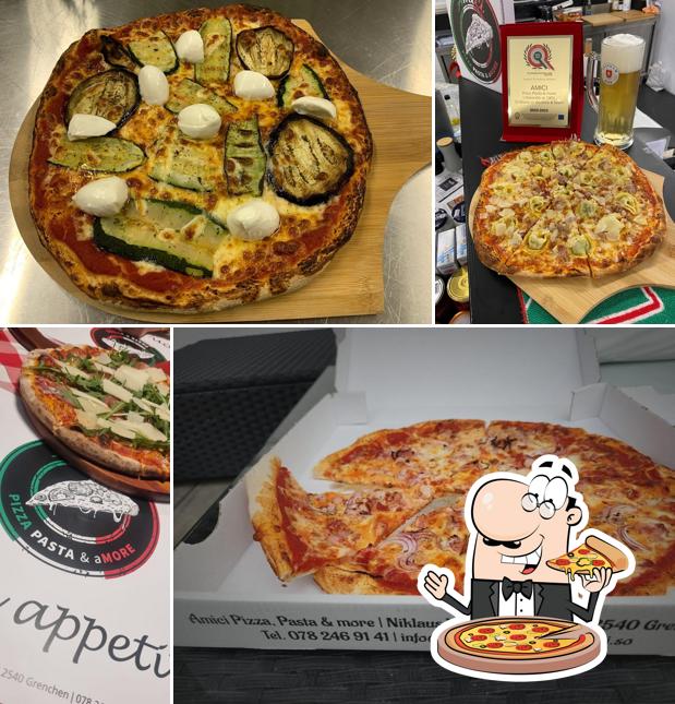 Prenditi tra le molte varianti di pizza