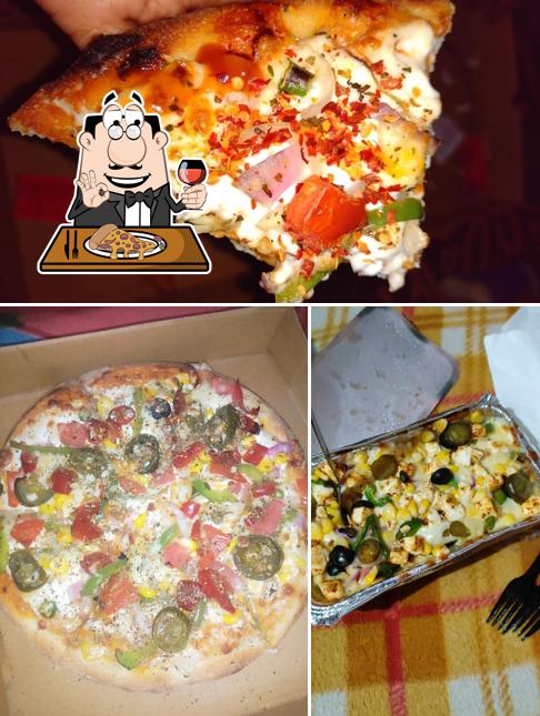 Order pizza at COOL DECK COFFEE
