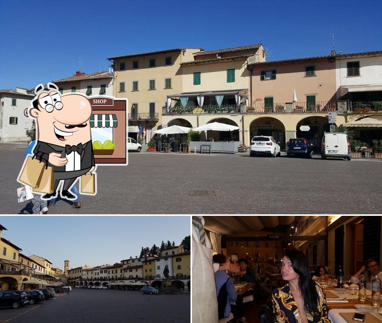 La immagine di esterno e bancone da bar da Osteria La Terrazza