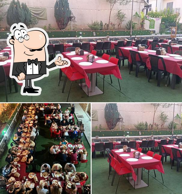Gli interni di Pizzeria Pulcinella