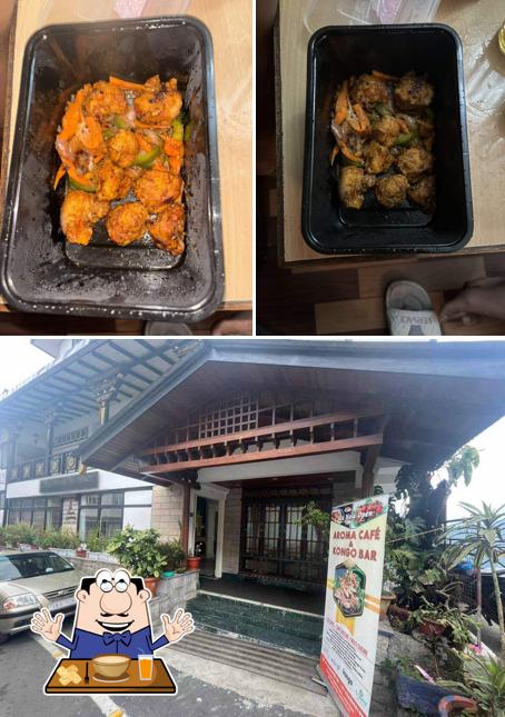 Check out the photo depicting food and exterior at AROMA CAFE & KONGO BAR
