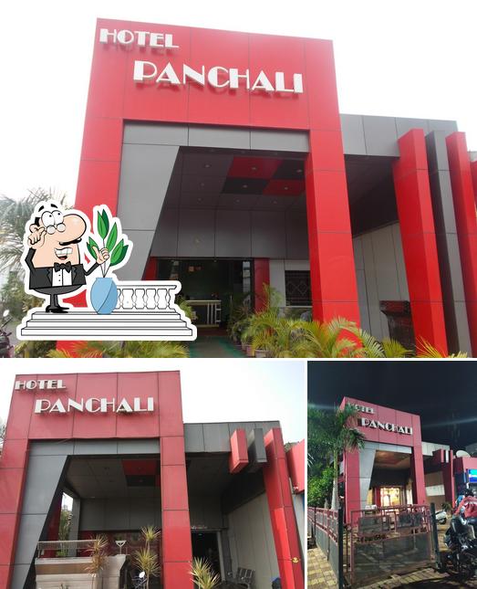 The exterior of Hotel Panchali