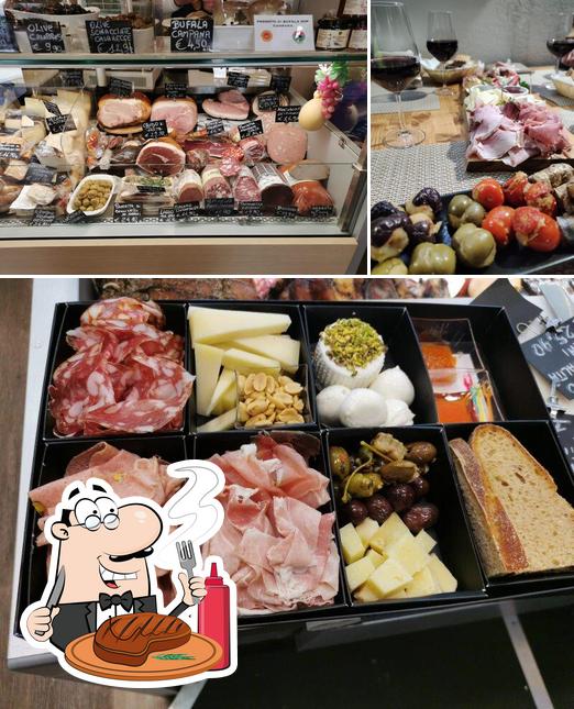 Prova i piatti di carne a La Cantina di Bacco di Salvo e Rossana - Wine e Degustazioni