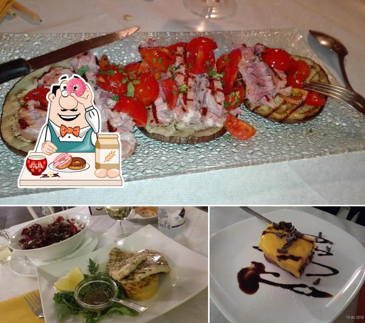 Pizzeria Ristorante Ca' Rossa serve un'ampia selezione di dolci